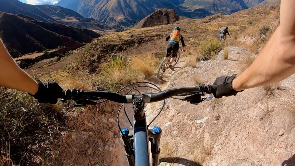 Mountain biking Sacred Valley in Peru